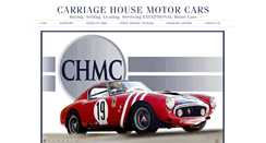 Desktop Screenshot of carriagehousemotorcars.com