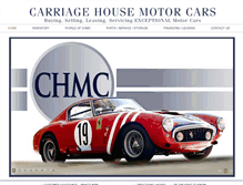 Tablet Screenshot of carriagehousemotorcars.com